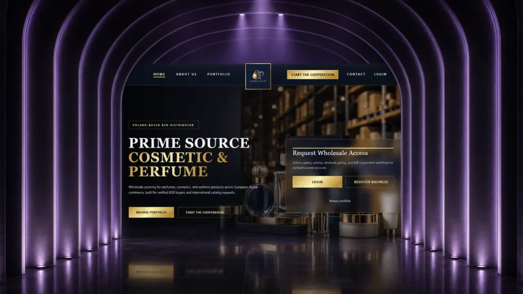 Source Parfum web sitesi tasarımı